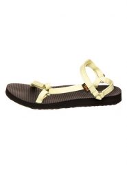 Teva Sandały "Slim" w kolorze żółtym rozmiar: 40. Brązowe sandały Teva, bez wzorów, klasyczne, z otwartym noskiem, bez obcasa, bez zapięcia. Za 175.67 zł.