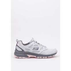 Buty trekkingowe damskie, Skechers Hillcrest - Pure Escapade. Szare buty trekkingowe Skechers, bez wzorów, z tkaniny, bez zapięcia, trekkingowe. Za 299.99 zł.