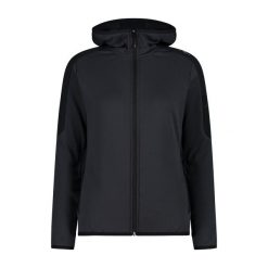 Bluza damska turystyczna CMP 34G1516. Czarne bluzy CMP, l, bez wzorów, bez kaptura, trekkingowe. Za 340.00 zł.