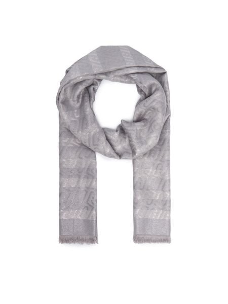 Liu Jo Szalik 2F6036 T0300 Szary. Szare szaliki i kominy Liu Jo, bez wzorów, z syntetyku. Za 299.99 zł.