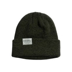 Czapka zimowa COAL UNIFORM LOW olive black marl. Zielone czapki zimowe COAL, bez wzorów, sportowe. Za 39.00 zł.