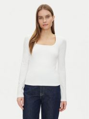 Gap Bluzka 637795-02 Biały Regular Fit. Białe bluzki GAP, m, bez wzorów, z bawełny, bez kołnierzyka, bez ramiączek. Za 109.99 zł.