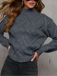 Milan Kiss Sweter w kolorze antracytowym rozmiar: L. Czarne swetry Milan Kiss, l, bez wzorów, ze splotem, bez ramiączek. Za 173.99 zł.