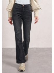 Street One Dżinsy - Bootcut fit - w kolorze antracytowym rozmiar: W31/L30. Czarne jeansy Street One, l, z aplikacjami, ze skóry, street. Za 174.95 zł.