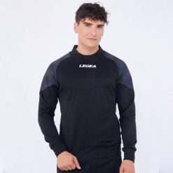 Kobieta Bieganie Kurtka Lekka z Kapturem Czarny-Czarny. Czarne kurtki do biegania LEGEA, xl, bez wzorów, z bawełny, z kapturem, do biegania. Za 128.00 zł.