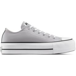 Buty sportowe Converse Chuck Taylor All Star Lift. Szare buty sportowe lifestyle Converse, bez wzorów, retro, bez zapięcia. Za 490.00 zł.