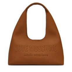 Torebka LOVE MOSCHINO. Brązowe torebki klasyczne Love Moschino, bez wzorów, klasyczne, bez dodatków. Za 919.99 zł.