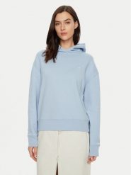 Calvin Klein Bluza K20K208126 Błękitny Regular Fit. Niebieskie bluzy Calvin Klein, s, bez wzorów, z bawełny, bez kaptura. Za 239.99 zł.