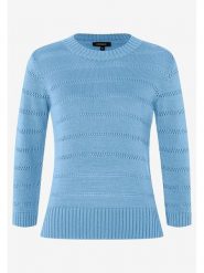 More & More Sweter w kolorze błękitnym rozmiar: 36. Niebieskie swetry More & More, bez wzorów, z bawełny, bez ramiączek. Za 105.63 zł.