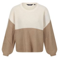 Sweter Damski Dzianinowa Kamaria. Białe swetry Regatta, xl, bez wzorów, z dzianiny, sportowe, bez ramiączek. Za 87.99 zł.
