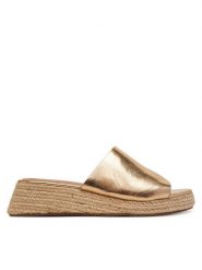 ONLY Shoes Espadryle 15341289 Złoty. Żółte espadryle ONLY SHOES, bez wzorów, ze skóry, bez obcasa. Za 139.99 zł.