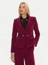Rinascimento Marynarka CFC0119983003 Bordowy Regular Fit. Czerwone marynarki i żakiety Rinascimento, m, bez wzorów, z syntetyku, bez ramiączek. Za 349.99 zł.