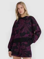 4F Bluza dresowa nierozpinana bez kaptura damska - multikolor L. Bluzy bez kaptura 4f, l, bez wzorów, z bawełny, bez kaptura. W wyprzedaży za 99.99 zł.