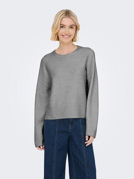 ONLY Sweter w kolorze szarym rozmiar: XS. Szare swetry ONLY, xs, bez wzorów, bez ramiączek. Za 91.99 zł.