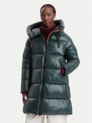 Save The Duck Kurtka zimowa D45510W LOVE21 Zielony ciemny Regular Fit. Zielone kurtki Save the duck, na zimę, bez wzorów, z syntetyku, bez kaptura. Za 1,719.00 zł.