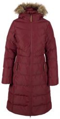 Trespass Audrey - damska długa kurtka zimowa Dark Cherry. Brązowe kurtki 2117 OF SWEDEN, na zimę, s, z aplikacjami, z futra, bez kaptura. Za 285.99 zł.