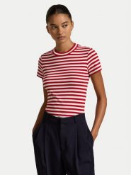 Polo Ralph Lauren T-Shirt 211891520006 Czerwony Regular Fit. Czerwone t-shirty Polo Ralph Lauren, m, bez wzorów, z bawełny, bez kołnierzyka, bez ramiączek. Za 409.99 zł.