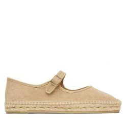Espadryle Castañer. Brązowe espadryle Castañer, bez wzorów, bez obcasa. Za 429.99 zł.