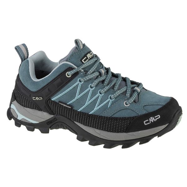 Buty trekkingowe damskie CMP Rigel Mid Wmn WP. Czarne buty trekkingowe CMP, bez wzorów, z gumy, bez zapięcia, trekkingowe. W wyprzedaży za 359.99 zł.