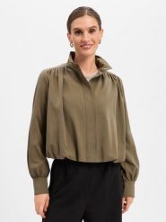 BOSS Orange Kurtka typu blouson Kobiety wiskoza zielony, 38. Pomarańczowe kurtki BOSS Orange, bez wzorów, z wiskozy, eleganckie, bez kaptura. Za 999.95 zł.