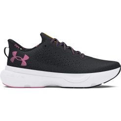 Biegowe buty damskie z nadrukiem Under Armour Surge 4. Czarne buty do biegania Under Armour, bez wzorów, bez zapięcia, do biegania. Za 438.00 zł.
