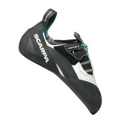 Buty wspinaczkowe damskie SCARPA Vapor S. Czarne buty treningowe Scarpa, bez wzorów, z materiału, bez zapięcia, wspinaczkowe. Za 629.99 zł.