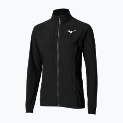 Bluza tenisowa damska Mizuno Frontier Shadow W. Czarne bluzy Mizuno, xl, bez wzorów, z elastanu, eleganckie, bez ramiączek, bez kaptura. Za 209.99 zł.