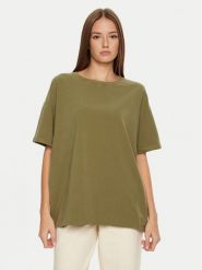 American Vintage T-Shirt Pymaz PYM02AH24 Zielony Oversize. Zielone t-shirty American Vintage, l, bez wzorów, z bawełny, vintage, bez kołnierzyka, bez ramiączek. Za 159.99 zł.