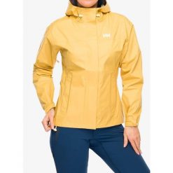 Kurtka przeciwdeszczowa damska Helly Hansen Loke Jacket. Żółte kurtki przeciwdeszczowe Helly Hansen, bez wzorów, bez kaptura, trekkingowe. W wyprzedaży za 400.30 zł.