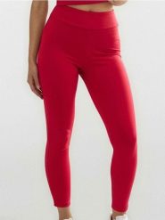 Legginsy sportowe Gym Hard - czerwony. Czerwone legginsy sportowe Sinsay, l, bez wzorów. Za 39.99 zł.