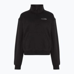 Bluza damska Reebok Ide Brand Proud Midlayer. Czarne bluzy Reebok, na zimę, bez wzorów, bez ramiączek, bez kaptura. Za 189.99 zł.