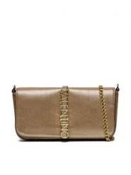 Valentino Torebka Materia VBS8GQ10 Złoty. Żółte kopertówki Valentino, bez wzorów, ze skóry, wizytowe, bez dodatków. Za 289.99 zł.