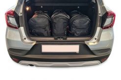 Torby Do Bagażnika Renault Captur 2019+ 3Szt Kjust. Czarne torby podróżne KJUST, bez wzorów, z kauczuku. Za 944.00 zł.