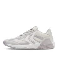 Buty halowe Hummel Algiz V. Białe buty treningowe Hummel, na jesień, bez wzorów, z gumy, bez zapięcia, do piłki ręcznej. Za 596.00 zł.