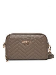 Guess Torebka HWQG95 08140 Brązowy. Brązowe listonoszki Guess, z aplikacjami, ze skóry, bez dodatków. Za 349.99 zł.
