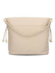 Zwei Shopper bag "Perla PE140" w kolorze beżowym - 41 x 31 x 16 cm rozmiar: onesize. Brązowe shopper bag Zwei, bez wzorów, z materiału, na ramię, bez dodatków. Za 157.32 zł.
