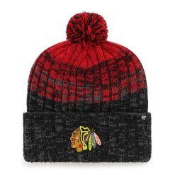 Czapka zimowa 47 Brand NHL Chicago Blackhakws Cascade black. Czarne czapki zimowe 47 Brand, bez wzorów. Za 139.99 zł.