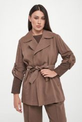 Płaszcz Lampada MARELLA MONOCHROME. Płaszcze Marella, bez wzorów, bez kaptura. Za 1,629.00 zł.