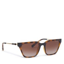 Okulary przeciwsłoneczne Armani Exchange. Brązowe okulary przeciwsłoneczne Armani Exchange, bez wzorów. Za 329.99 zł.