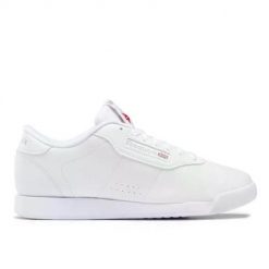 Buty do chodzenia damskie Reebok Princess. Białe buty treningowe Reebok, bez wzorów, z materiału, bez zapięcia, na fitness i siłownię, Reebok Princess. Za 293.00 zł.