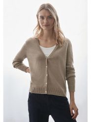 Street One Kardigan w kolorze jasnobrązowym rozmiar: 38. Brązowe swetry Street One, bez wzorów, ze splotem, street, bez ramiączek. Za 100.99 zł.