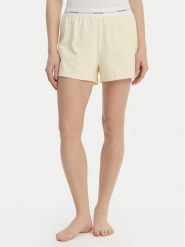Calvin Klein Underwear Szorty piżamowe LV00QS7517 Żółty Regular Fit. Żółte piżamy Calvin Klein Underwear, xs, bez wzorów, z bawełny, bez kołnierzyka, bez ramiączek. Za 189.99 zł.