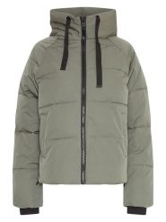 MOSS COPENHAGEN Kurtka zimowa "Pavinaria" w kolorze zielonym rozmiar: L/XL. Zielone kurtki Moss Copenhagen, na zimę, l, bez wzorów, z puchu, bez kaptura. Za 308.18 zł.