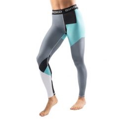 Damskie legginsy termoaktywne Sporty zimowe Siroko Ether. Niebieskie bielizna termoaktywna damska SIROKO, bez wzorów, sportowe. W wyprzedaży za 169.00 zł.