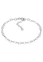 Elli Damski pierścionek Heart Love połączenie ze srebrem próby 925 Sterling Silver Bransoletki 1 ct. Szare bransoletki Elli, srebrne. Za 183.99 zł.
