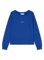 Marc O´Polo Bluza w kolorze niebieskim rozmiar: XL. Niebieskie bluzy xl, bez wzorów, z bawełny, bez kaptura. Za 198.56 zł.