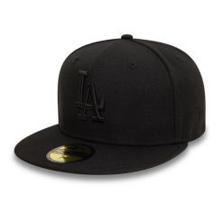 Czapka z daszkiem New Era 59FIFTY Los Angeles Dodgers Essential 60471454. Czarne czapki z daszkiem New Era, bez wzorów. Za 168.00 zł.