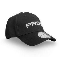 Czapka z daszkiem PROS. Czarne czapki z daszkiem PROS, bez wzorów, sportowe. Za 119.00 zł.