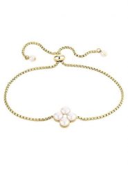 Tamaris Bransoletka z elementami ozdobnymi rozmiar: onesize. Bransoletki Tamaris, z perłą, ze stali. Za 121.99 zł.