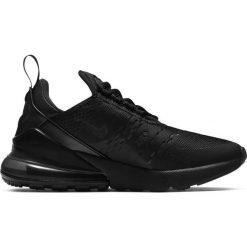 Buty Nike Air Max 270 AH6789-006 czarne. Czarne buty treningowe bez wzorów, z materiału, bez zapięcia, nike air max. Za 971.00 zł.
